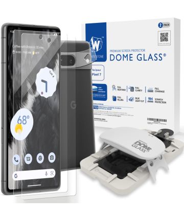Whitestone Dome Glass Google Pixel 7 Screen Protector 2-Pack Screen Protectors