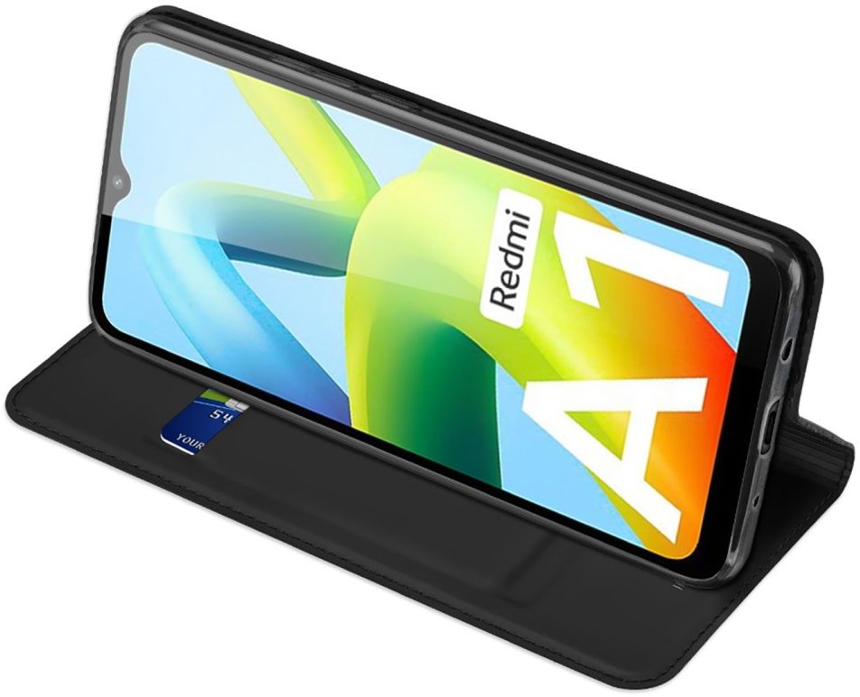 Dux Ducis Skin Pro Xiaomi Redmi A1 / A2 Hoesje Portemonnee Zwart afbeelding 9