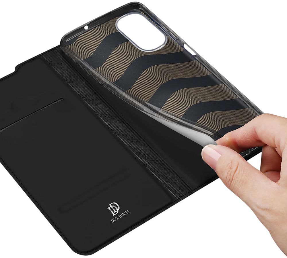 Dux Ducis Skin Pro Motorola Moto G22 / E32s Hoesje Portemonnee Zwart afbeelding 5