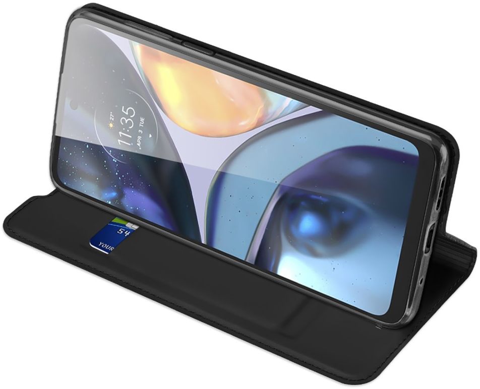 Dux Ducis Skin Pro Motorola Moto G22 / E32s Hoesje Portemonnee Zwart afbeelding 6