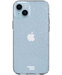 HappyCase iPhone 14 Hoesje Flexibel TPU Glitter Print