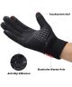 Winter Handschoenen Touchscreen Winddicht en Waterproof Zwart - Maat M