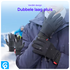 Winter Handschoenen Touchscreen Winddicht en Waterproof Grijs - Maat L afbeelding 4