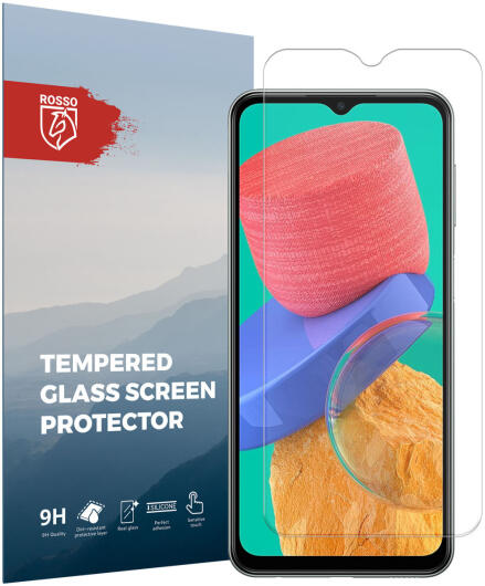 Rosso Samsung Galaxy M33 9H Tempered Glass Screen Protector afbeelding 1