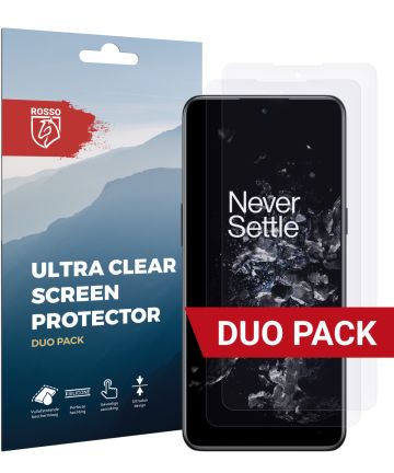 Rosso OnePlus 10T Ultra Clear Screen Protector Duo Pack Screen Protectors