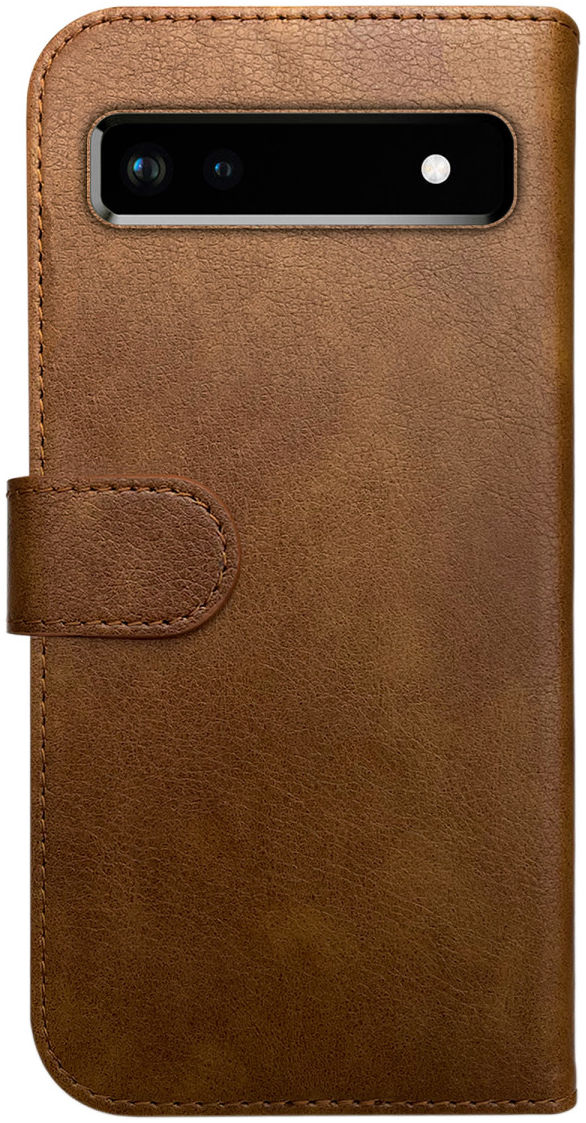 Rosso Element Google Pixel 6a Hoesje Book Cover Wallet Bruin afbeelding 2