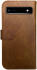 Rosso Element Google Pixel 6a Hoesje Book Cover Wallet Bruin afbeelding 2
