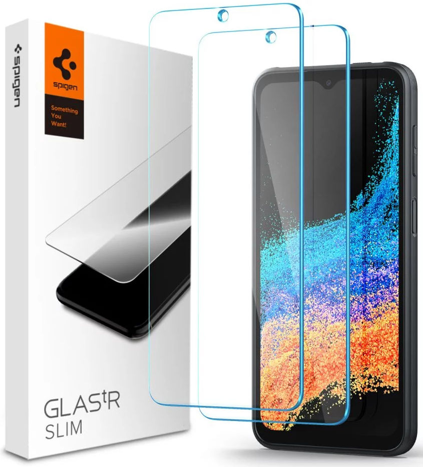 Spigen Glas.tR Samsung Galaxy Xcover 6 Pro Screen Protector (2-Pack) afbeelding 1