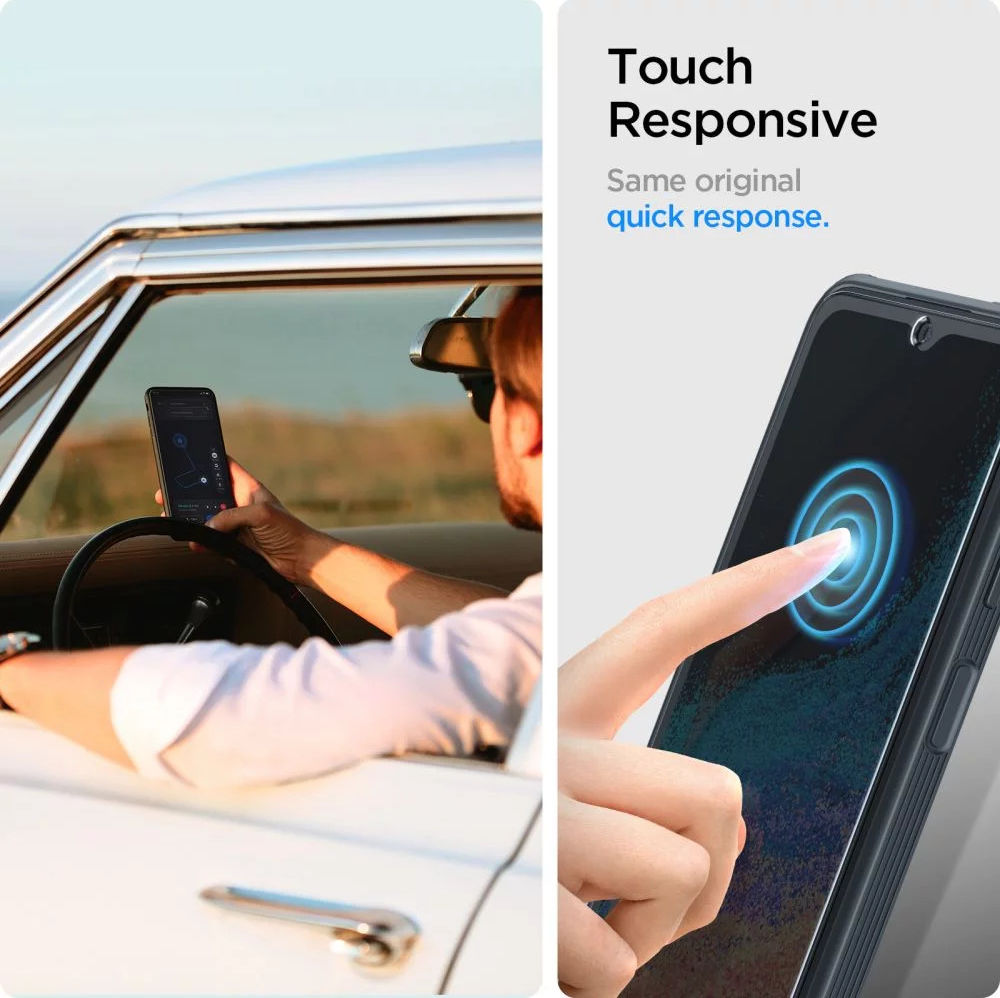Spigen Glas.tR Samsung Galaxy Xcover 6 Pro Screen Protector (2-Pack) afbeelding 5