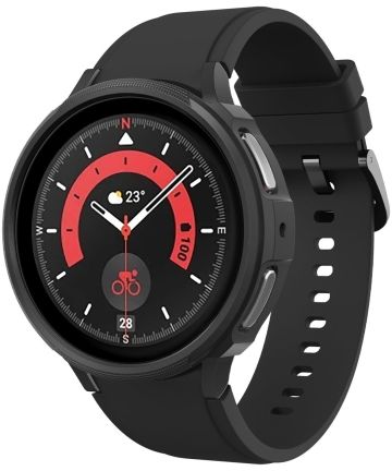 Spigen Liquid Air - Samsung Galaxy Watch 5 Pro Hoesje - Zwart Cases