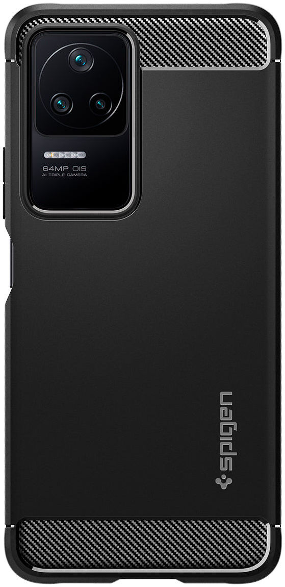 Spigen Rugged Armor Xiaomi Poco F4 Hoesje Back Cover Zwart afbeelding 5