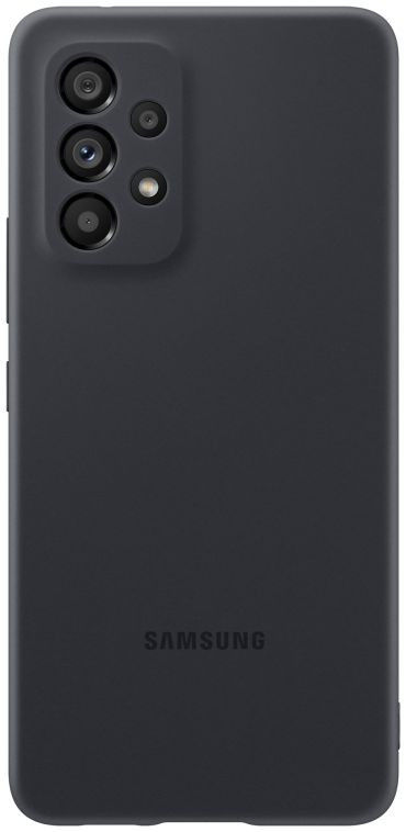 Origineel Samsung A53 Bundel (Silicone Cover Zwart en Tempered Glass) afbeelding 2