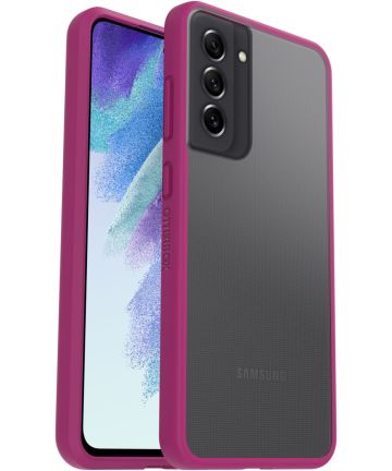 OtterBox React Samsung Galaxy S21 FE Hoesje Transparant Roze Hoesjes
