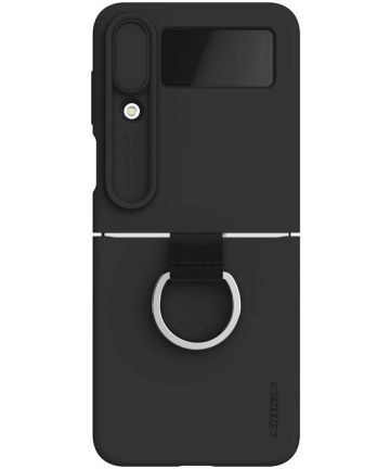 Nillkin CamShield Samsung Galaxy Z Flip 4 Hoesje Camera Slider Zwart Hoesjes