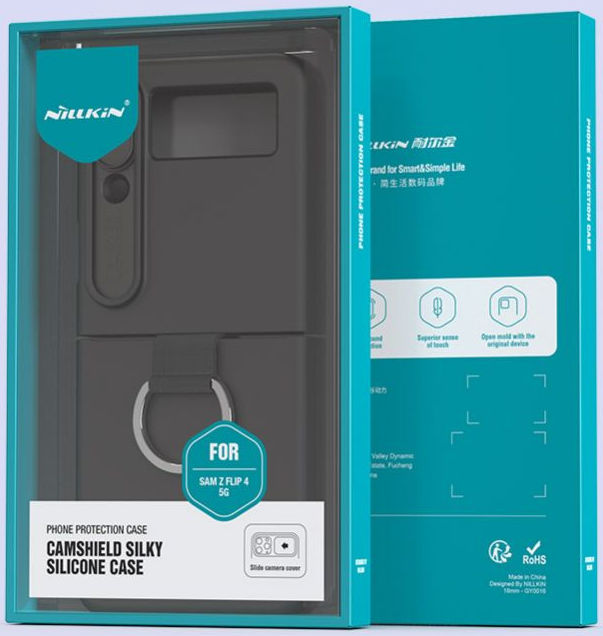 Nillkin CamShield Samsung Galaxy Z Flip 4 Hoesje Camera Slider Zwart afbeelding 17