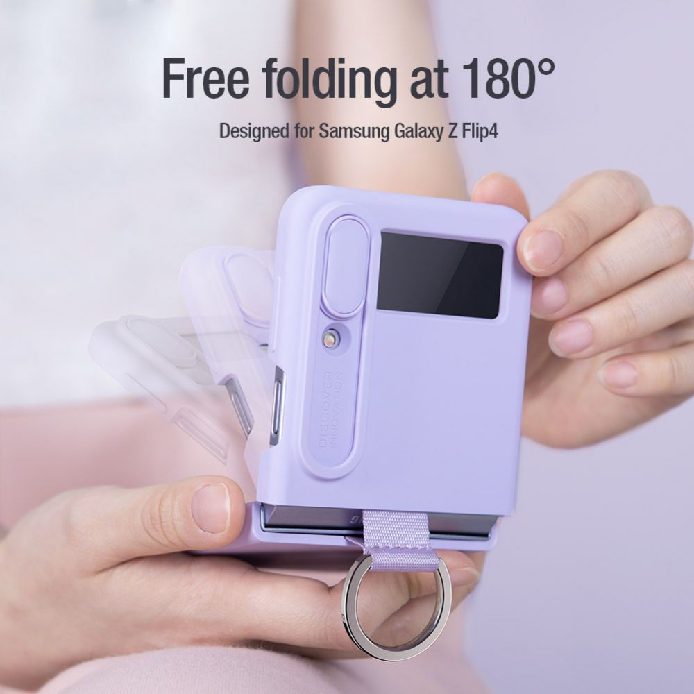 Nillkin CamShield Samsung Galaxy Z Flip 4 Hoesje Camera Slider Zwart afbeelding 8