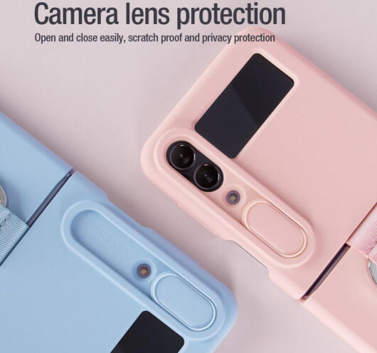 Nillkin CamShield Samsung Galaxy Z Flip 4 Hoesje Camera Slider Zwart afbeelding 7