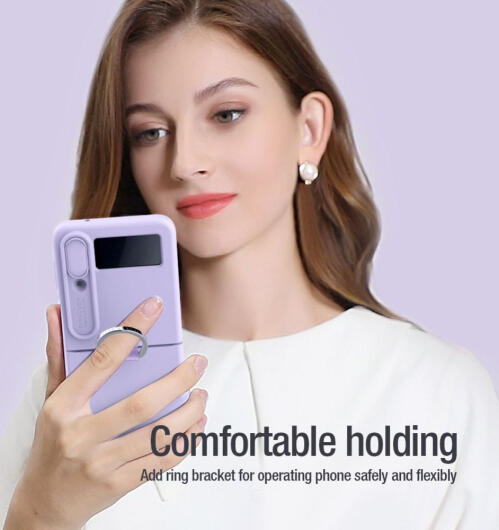 Nillkin CamShield Samsung Galaxy Z Flip 4 Hoesje Camera Slider Zwart afbeelding 9