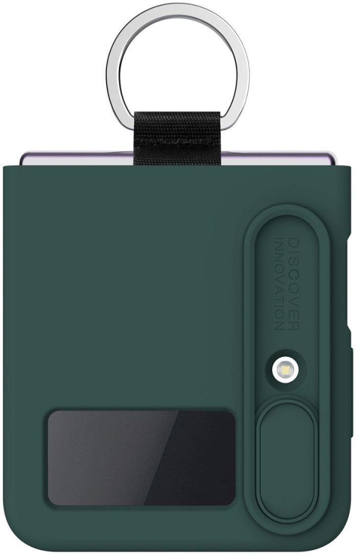 Nillkin CamShield Samsung Galaxy Z Flip 4 Hoesje Camera Slider Groen afbeelding 4