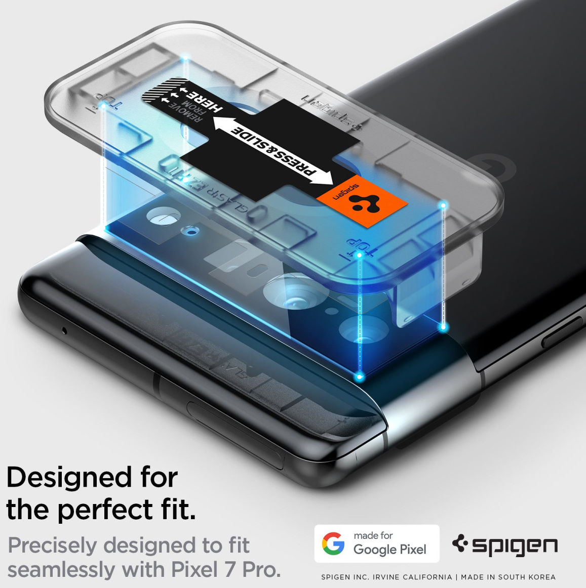 Spigen Optik Google Pixel 7 Pro Camera Lens Protector (2-Pack) Zwart afbeelding 7