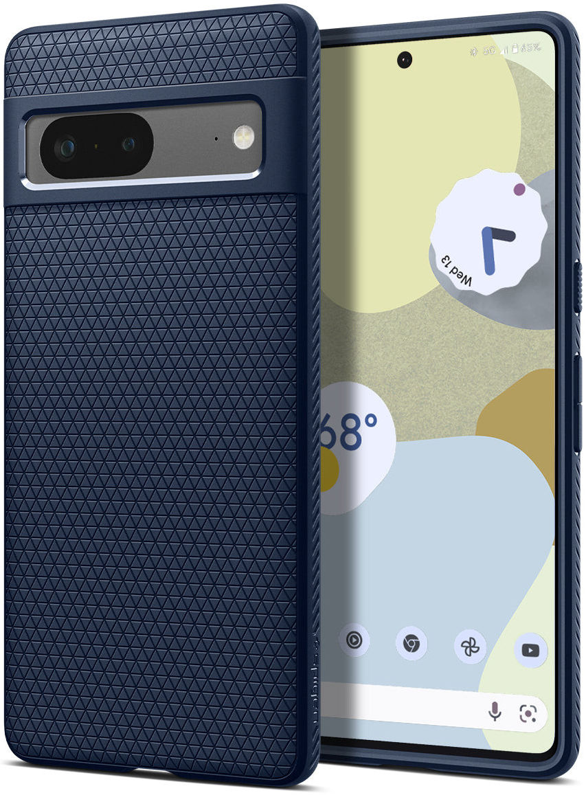 Spigen Liquid Air Google Pixel 7 Hoesje Back Cover Blauw afbeelding 1