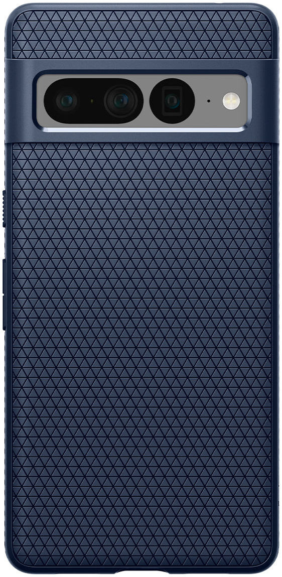 Spigen Liquid Air Google Pixel 7 Pro Hoesje Back Cover Blauw afbeelding 2