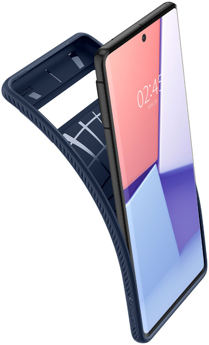 Spigen Liquid Air Google Pixel 7 Pro Hoesje Back Cover Blauw afbeelding 6