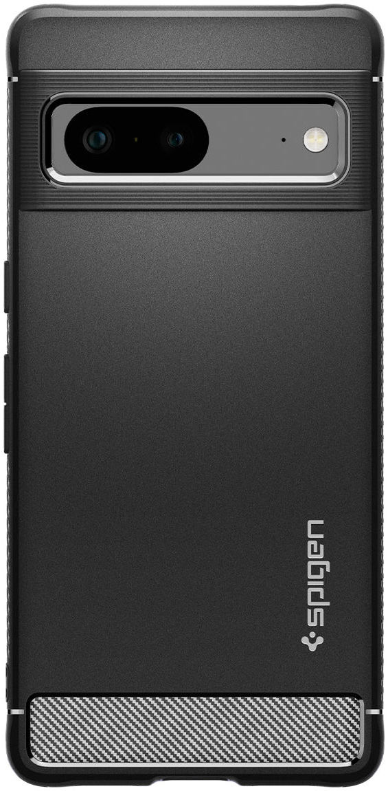 Spigen Rugged Armor Google Pixel 7 Hoesje Back Cover Zwart afbeelding 3