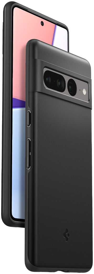 Spigen Thin Fit Google Pixel 7 Pro Hoesje Back Cover Zwart afbeelding 4