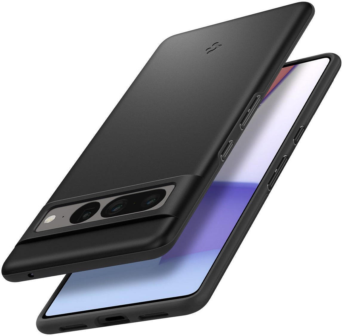 Spigen Thin Fit Google Pixel 7 Pro Hoesje Back Cover Zwart afbeelding 5
