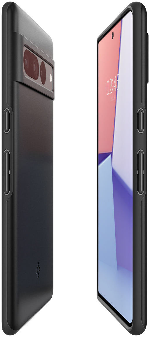 Spigen Thin Fit Google Pixel 7 Pro Hoesje Back Cover Zwart afbeelding 7