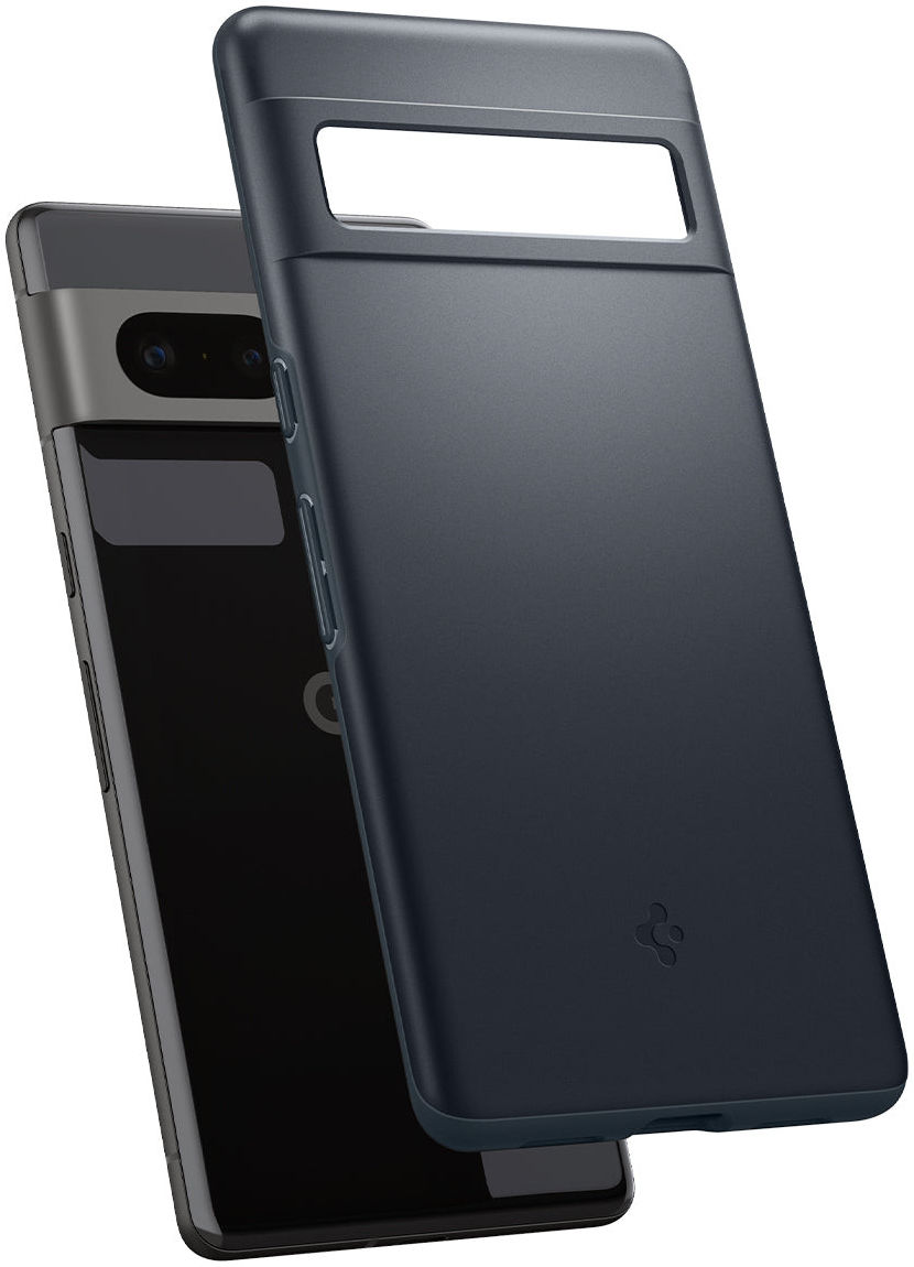 Spigen Thin Fit Google Pixel 7 Hoesje Back Cover Grijs afbeelding 2