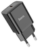 Hoco 20W USB-C Oplader Fast Charge Adapter + USB-C Kabel 1M Zwart afbeelding 4