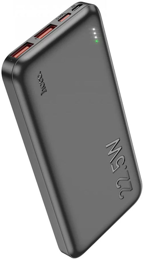 Hoco Powerbank 10.000 mAh Power Delivery en Quick Charge 22.5W Zwart afbeelding 1