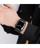 Hoco Apple Watch 1-9/SE/Ultra 49/45/44/42MM Bandje RVS met Zwart