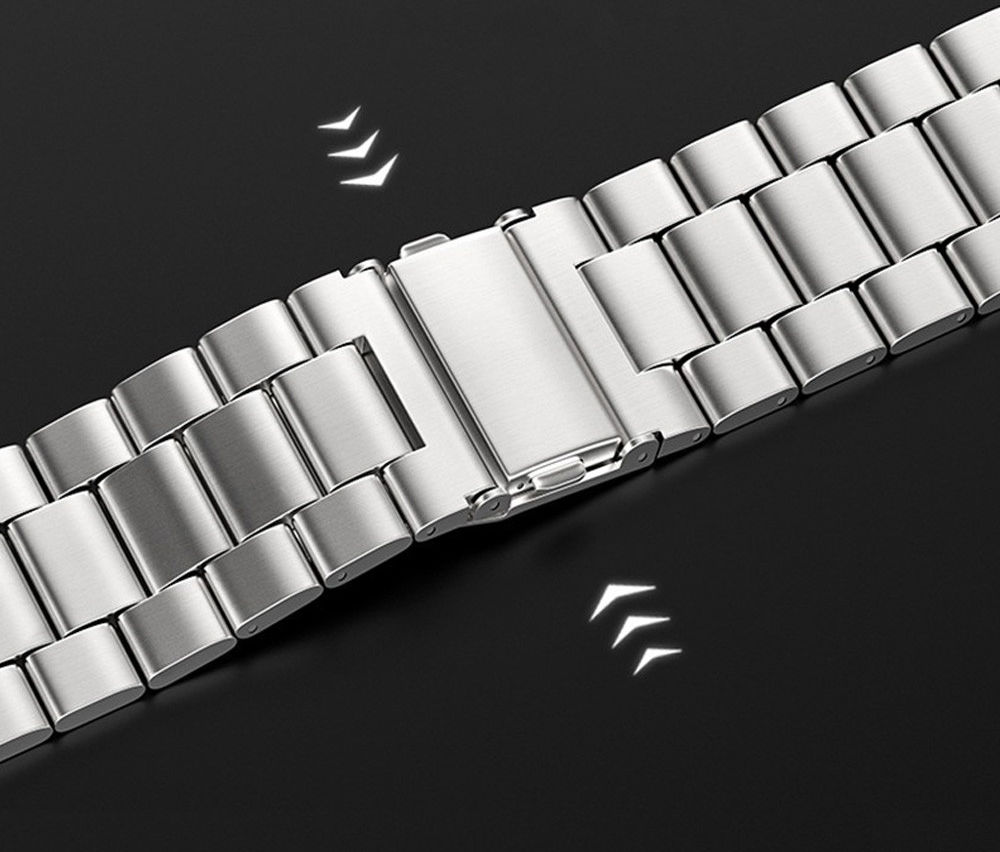 Hoco - Apple Watch 1-9/SE/Ultra Bandje - 49MM/45MM/44M/42MM - RVS - Zilver afbeelding 4