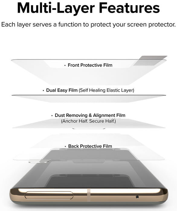 Ringke Dual Easy Film Google Pixel 7 Pro Screen Protector 2-Pack afbeelding 6