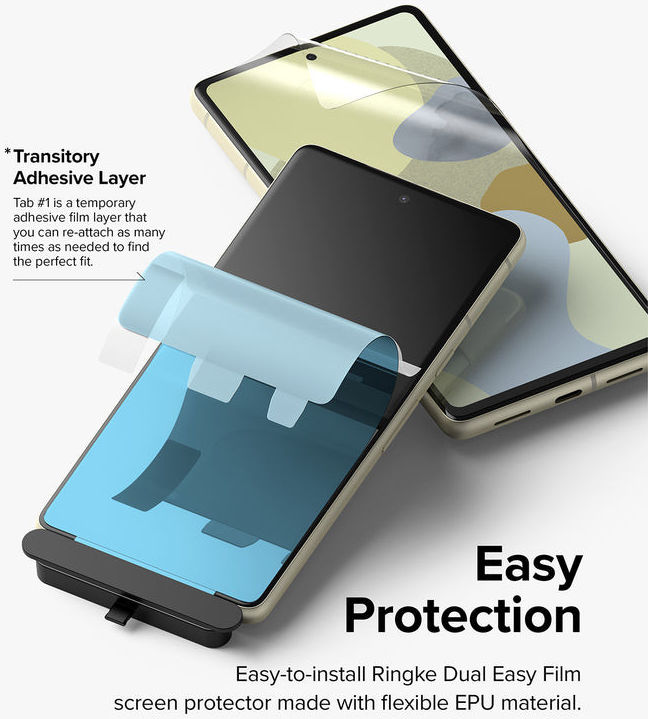 Ringke Dual Easy Film Google Pixel 7 Screen Protector 2-Pack afbeelding 4