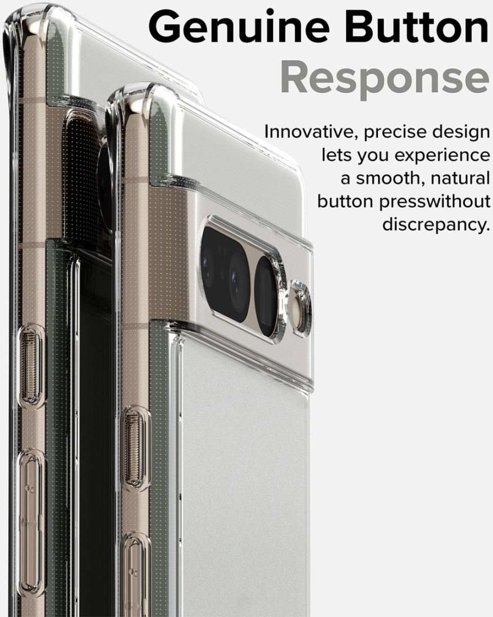 Ringke Fusion Google Pixel 7 Pro Hoesje Back Cover Matte Zwart afbeelding 10
