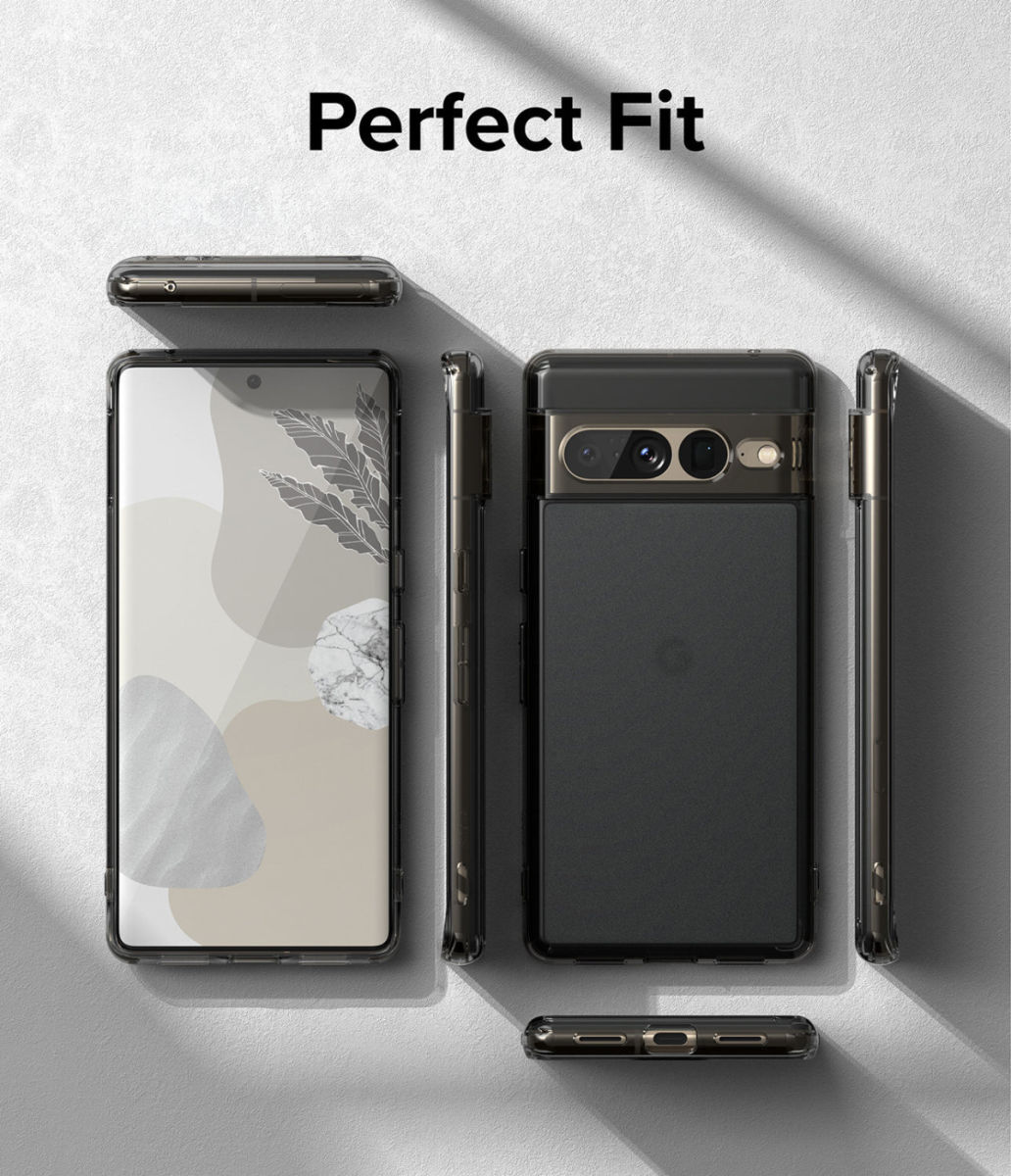 Ringke Fusion Google Pixel 7 Pro Hoesje Back Cover Matte Zwart afbeelding 2
