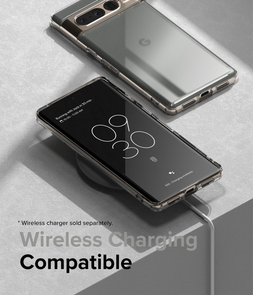 Ringke Fusion Google Pixel 7 Pro Hoesje Back Cover Matte Zwart afbeelding 8