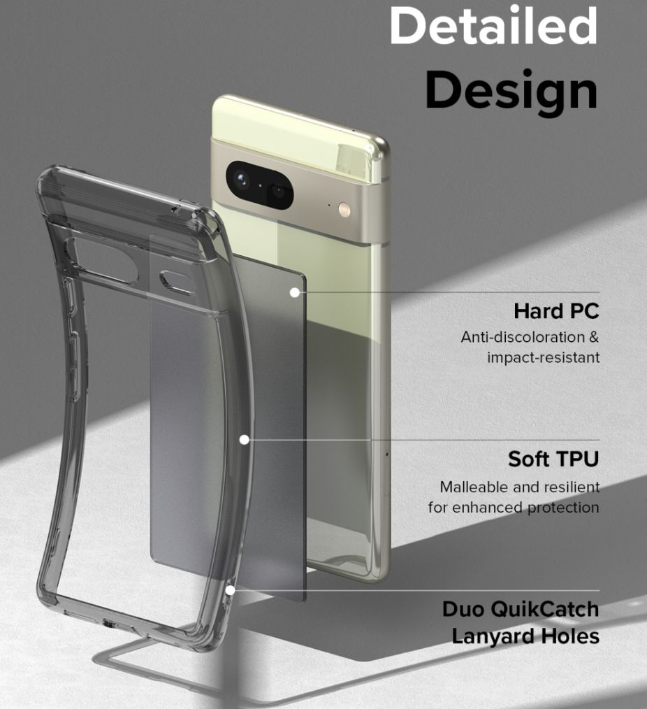 Ringke Fusion Google Pixel 7 Hoesje Back Cover Transparant afbeelding 6