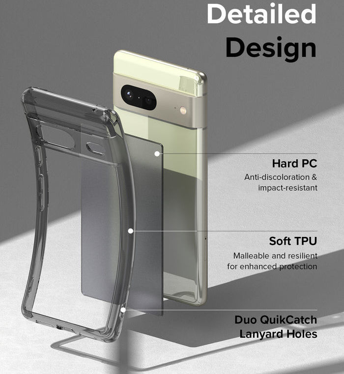 Ringke Fusion Google Pixel 7 Hoesje Back Cover Mat Transparant afbeelding 14