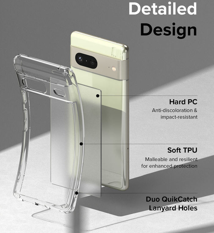 Ringke Fusion Google Pixel 7 Hoesje Back Cover Mat Transparant afbeelding 8