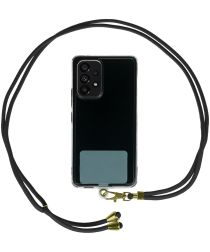 Universeel Telefoon Koord - Verstelbare Smartphone Ketting Zwart