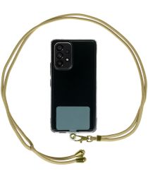 Universeel Telefoon Koord - Verstelbare Smartphone Ketting Goud