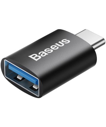 Baseus Ingenuity Universele USB-C naar USB-A Adapter Converter Zwart Kabels