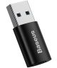 Baseus Ingenuity Universele USB 3.1 naar USB-C Adapter Converter Zwart
