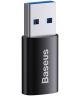 Baseus Ingenuity Universele USB 3.1 naar USB-C Adapter Converter Zwart