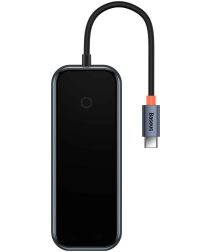Baseus AcmeJoy USB-C naar USB-A/HDMI/USB-C Adapter Grijs